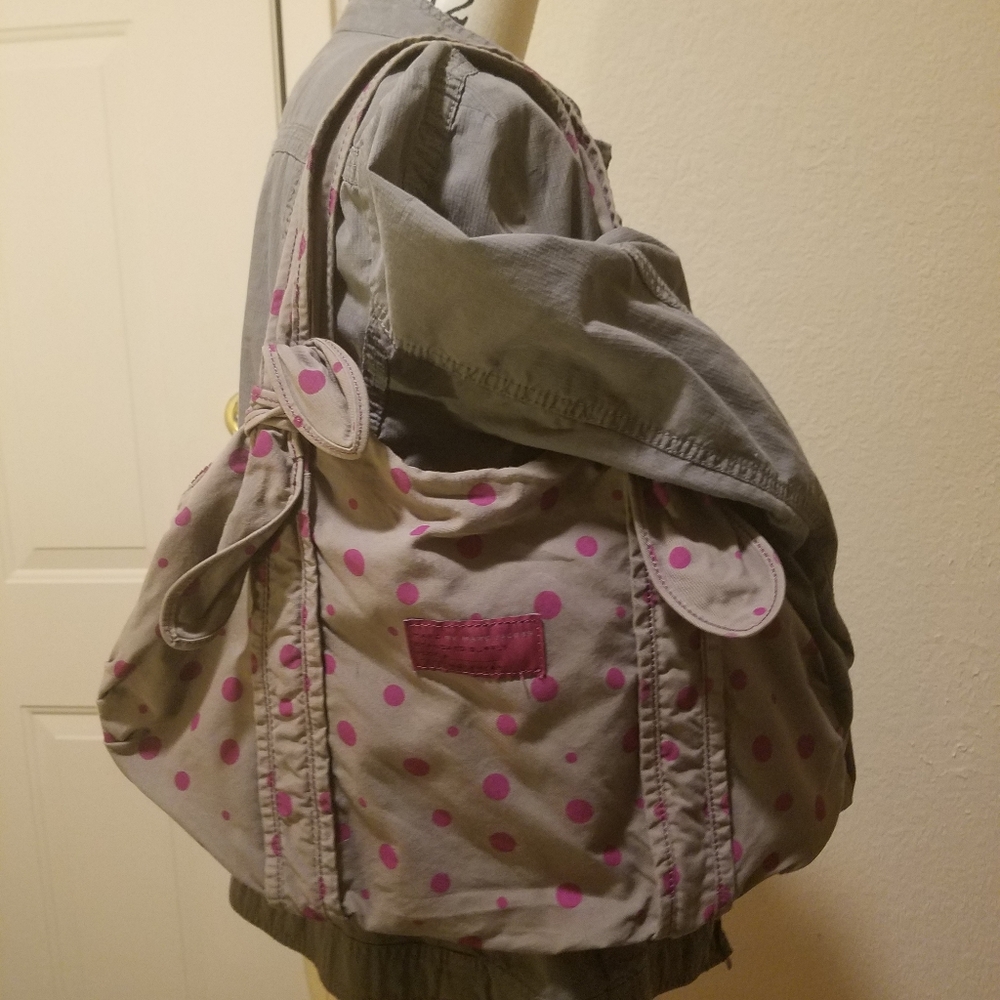Marc by Marc Jacobs Tan & Pink Polkadot Bag